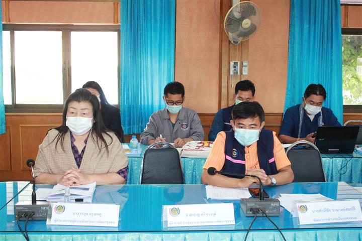 หัวหน้าผู้ตรวจราชการกรมการพัฒนาชุมชน ลงพื้นที่ตรวจราชการเพื่อติดตามผลการดำเนินงานของหน่วยรับตรวจ พื้นที่อำเภอนาหว้า