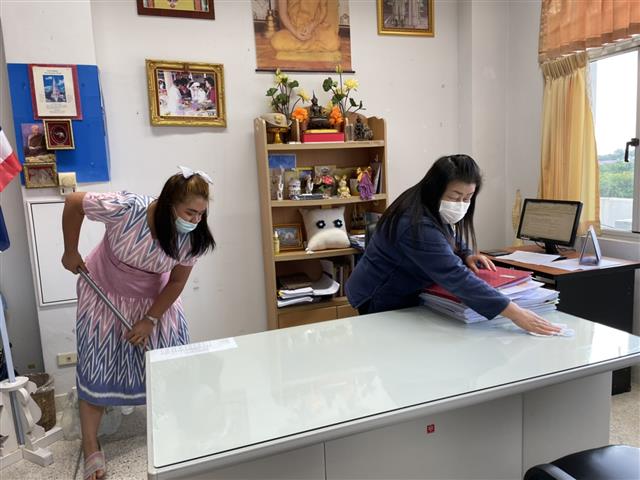 พช.นครพนม รณรงค์ทำความสะอาดกิจกรรม Big Cleaning Day ร่วมใจพิฆาตโควิด (COVID-19)