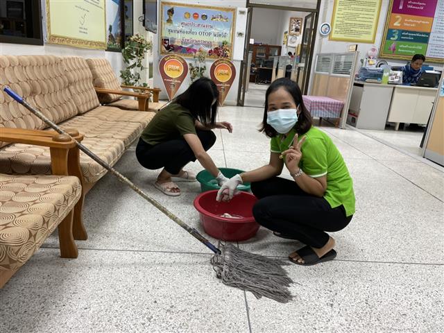พช.นครพนม รณรงค์ทำความสะอาดกิจกรรม Big Cleaning Day ร่วมใจพิฆาตโควิด (COVID-19)