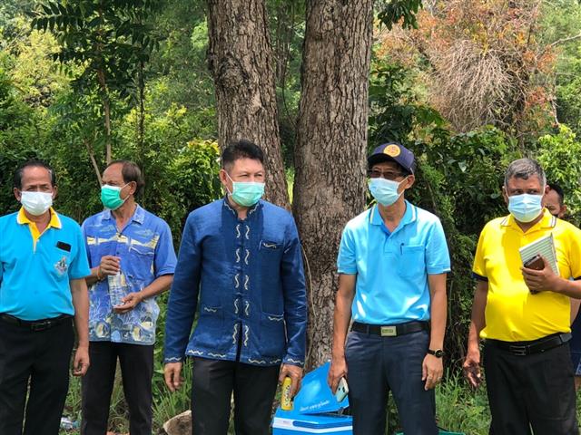 พช.นครพนม ร่วมกับที่ทำการปกครองอำเภอธาตุพนมติดตาม สนับสนุนการดำเนินโครงการพระราชทาน “โคก หนอง นา แห่งน้ำใจและความหวัง” จังหวัดนครพนม