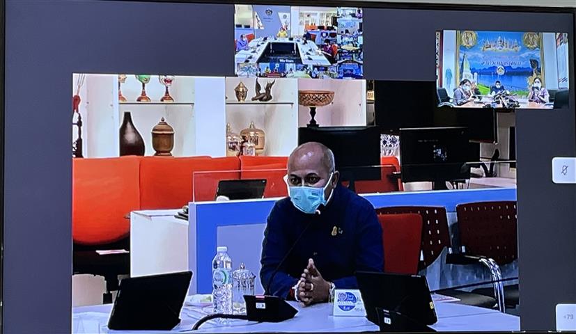 พช.นครพนม ร่วมรับฟังการประชุมขับเคลื่อนการพัฒนาสารสนเทศงานพัฒนาชุมชน ผ่านระบบวีดีทัศน์ทางไกล (Video Conference)