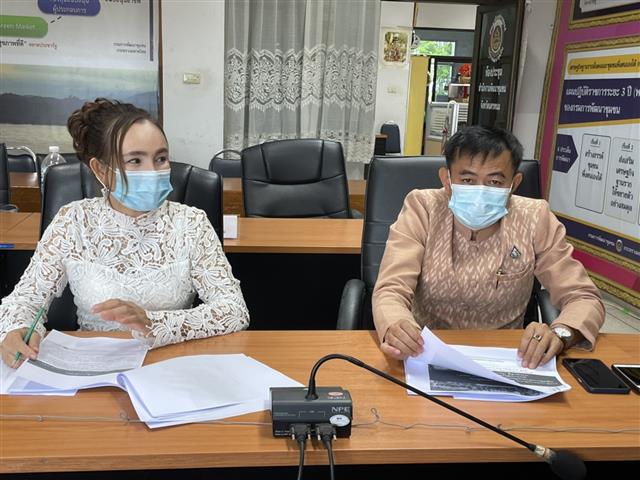 พช.นครพนม ร่วมรับฟังการประชุมซักซ้อมแนวทางการจ้างเหมาบริการ ตำแหน่งนักพัฒนาพื้นที่ต้นแบบ (นพต.) ผ่านระบบวิดีทัศน์ทางไกล (Video Conference)