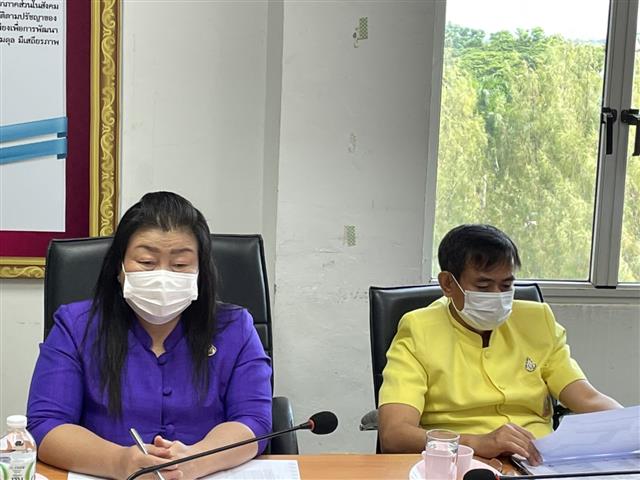 พช.นครพนม ประชุม Morning Brief ผู้อำนวยการกลุ่มงาน นักวิชาการพัฒนาชุมชนและเจ้าหน้าที่ทุกคนในการขับเคลื่อนงานพัฒนาชุมชน ไตรมาส 4 ประจำปี 2564