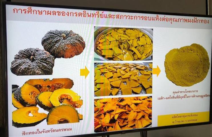 พช.นครพนม จับมือกับคณะกรรมการเครือข่ายองค์ความรู้ KBO จังหวัดนครพนม บูรณาการสร้างสรรค์ผลงาน “กาละแมข้าวฮางงอกไรซ์เบอร์รี่” เข้าร่วมประกวดผลงานเครือข่ายองค์ความรู้ (Knowledge – Based OTOP : KBO) จังหวัดดีเด่น ประจำปี 2564