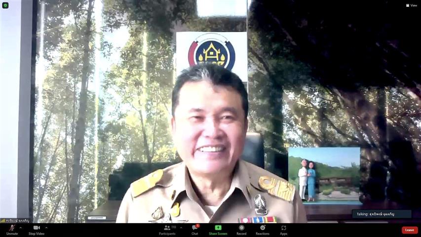 พช.นครพนม ร่วมรับฟังการประชุมกรมการพัฒนาชุมชน ครั้งที่ 8/2564 ผ่านระบบ Zoom Cloud Meeting