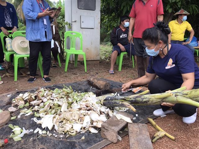 พช.นครพนม “หนุนเสริม หัวใจรุกรบ” ครัวเรือนพื้นที่ต้นแบบ โคก หนอง นา โมเดล