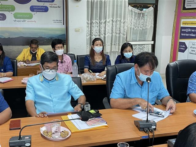 พช.นครพนม ประชุมเพิ่มประสิทธิภาพการเบิกจ่ายและการดำเนินงานตามยุทธศาสตร์กรมการพัฒนาชุมชน ประจำปี 2564