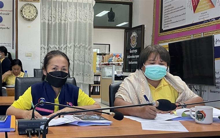 พช.นครพนม ประชุม afternoon Brief ผู้อำนวยการกลุ่มงาน นักวิชาการพัฒนาชุมชนจังหวัดทุกคน ขับเคลื่อนงานพัฒนาชุมชน