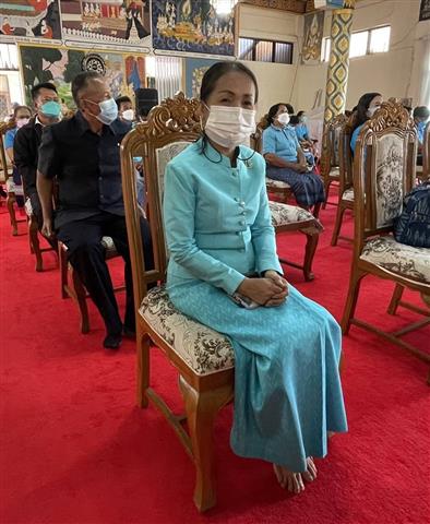 พช.นครพนม จัดกิจกรรมพิธีทอดผ้าป่าสมทบกองทุนแม่ของแผ่นดิน ปี 2564