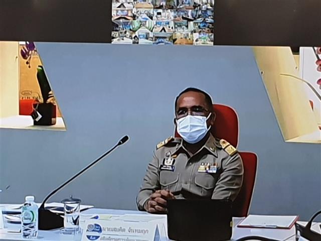 พช.นครพนม ร่วมรับฟังการประชุมกรมการพัฒนาชุมชน ครั้งที่ 12/2564
