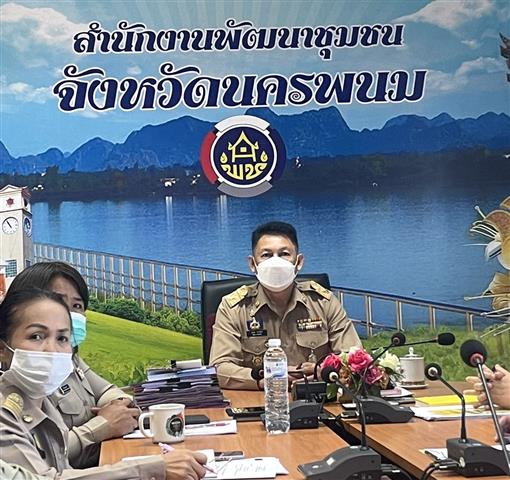 พช.นครพนม ร่วมรับฟังการประชุมกรมการพัฒนาชุมชน ครั้งที่ 12/2564