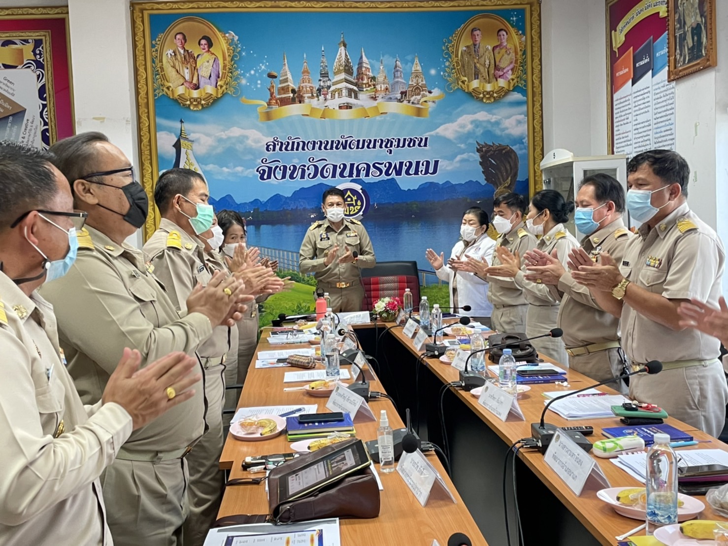 พช.นครพนม ประชุมผู้อำนวยการกลุ่มงาน พัฒนาการอำเภอ นักวิชาการ เจ้าหน้าที่พัฒนาชุมชนจังหวัดนครพนม ครั้งที่ ๑/๒๕๖๕ ประจำเดือน มกราคม ๒๕๖๕