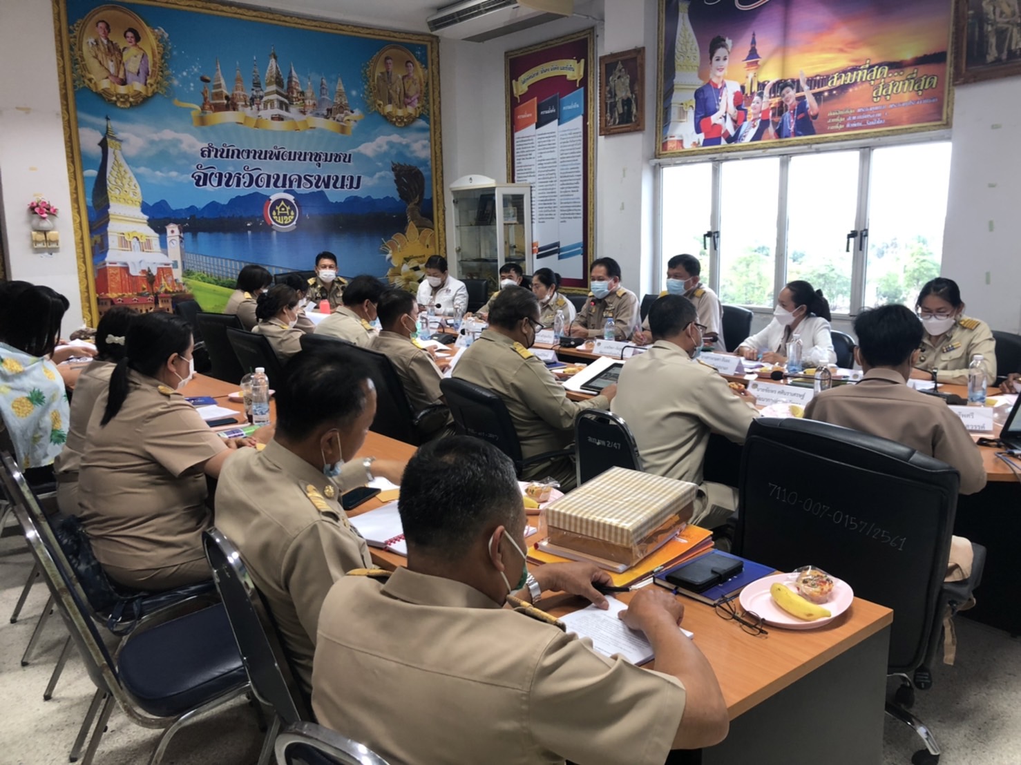 พช.นครพนม ประชุมผู้อำนวยการกลุ่มงาน พัฒนาการอำเภอ นักวิชาการ เจ้าหน้าที่พัฒนาชุมชนจังหวัดนครพนม ครั้งที่ ๑/๒๕๖๕ ประจำเดือน มกราคม ๒๕๖๕