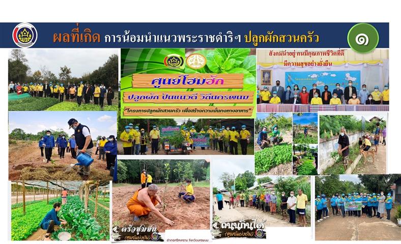 พ่อเมืองนครพนม เดินหน้าสร้างความมั่นคงทางอาหาร น้อมนำแนวพระราชดำริ สมเด็จพระกนิษฐาธิราชเจ้า กรมสมเด็จพระเทพรัตนราชสุดฯ สยามบรมราชกุมารี “ปลูกพืชผักสวนครัวเพื่อสร้างความมั่นคงทางอาหาร”