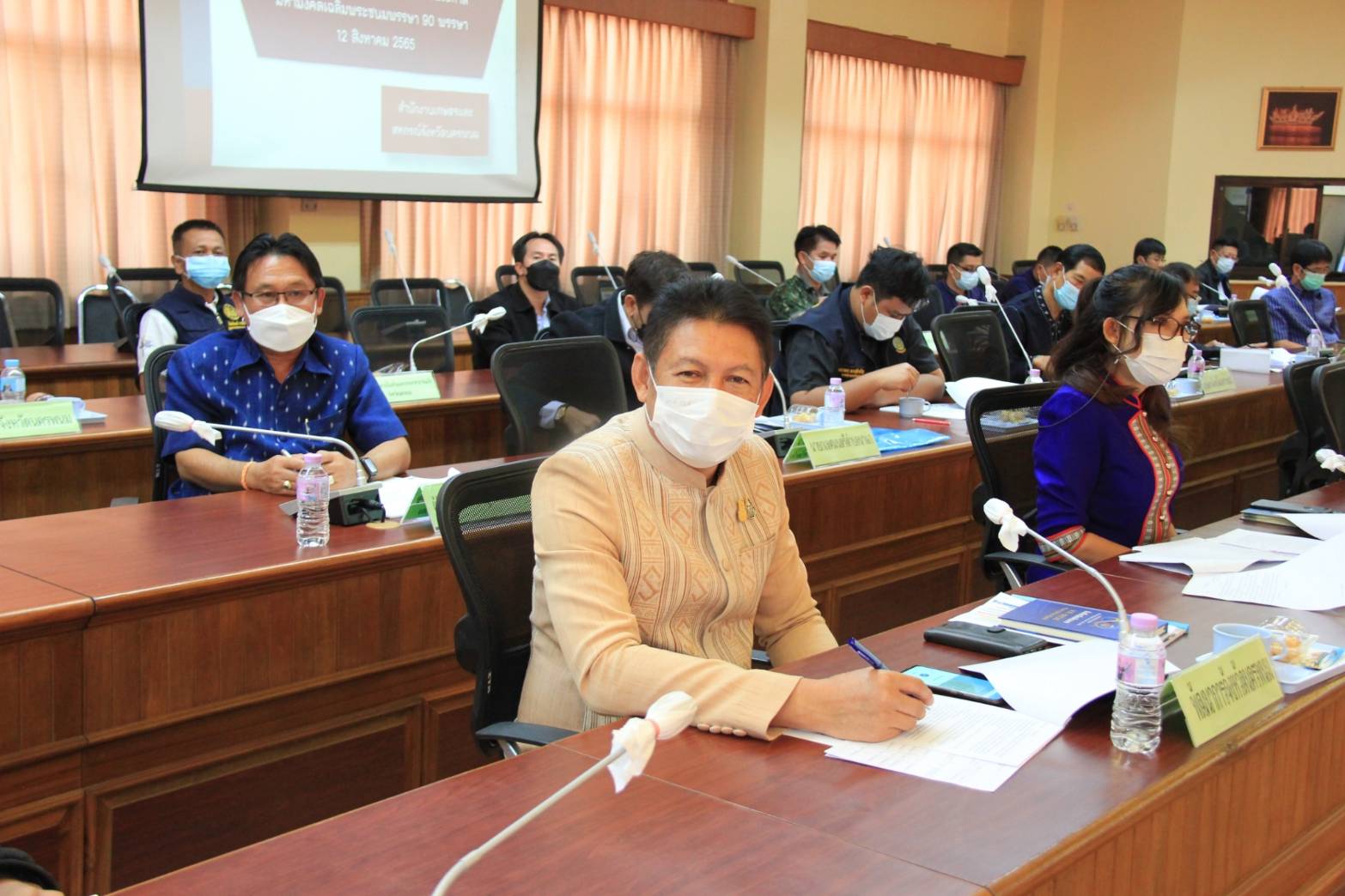 พช.นครพนม ร่วมประชุมคณะกรรมการประสานงานการขับเคลื่อนและขยายผลโครงการอันเนื่องมาจากพระราชดำริ และหลักปรัชญาของเศรษฐกิจพอเพียง จังหวัดนครพนม