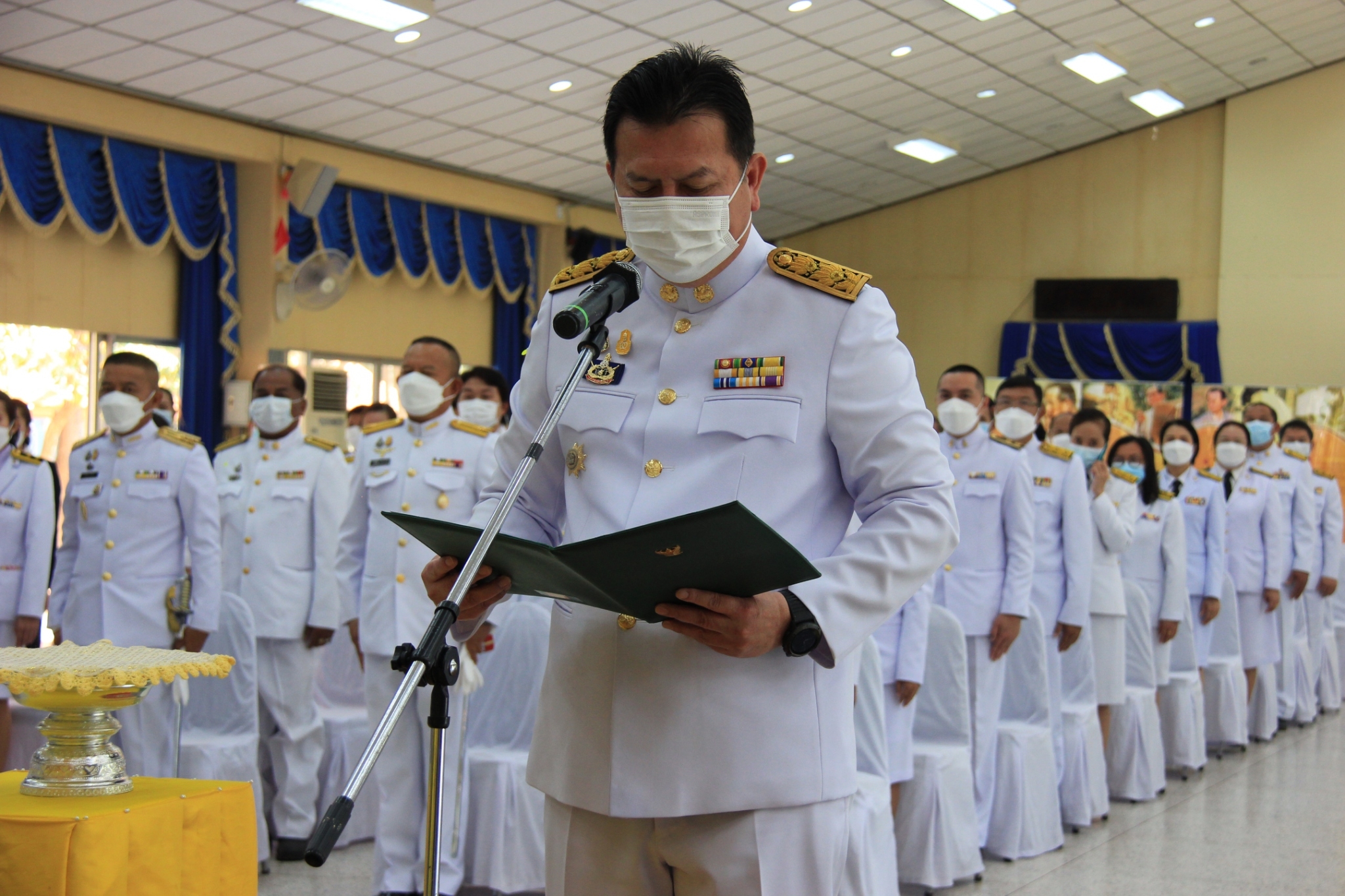 จังหวัดนครพนม ประกอบพิธีถวายเครื่องราชสักการะพระบิดาแห่งมาตรฐานช่างไทย