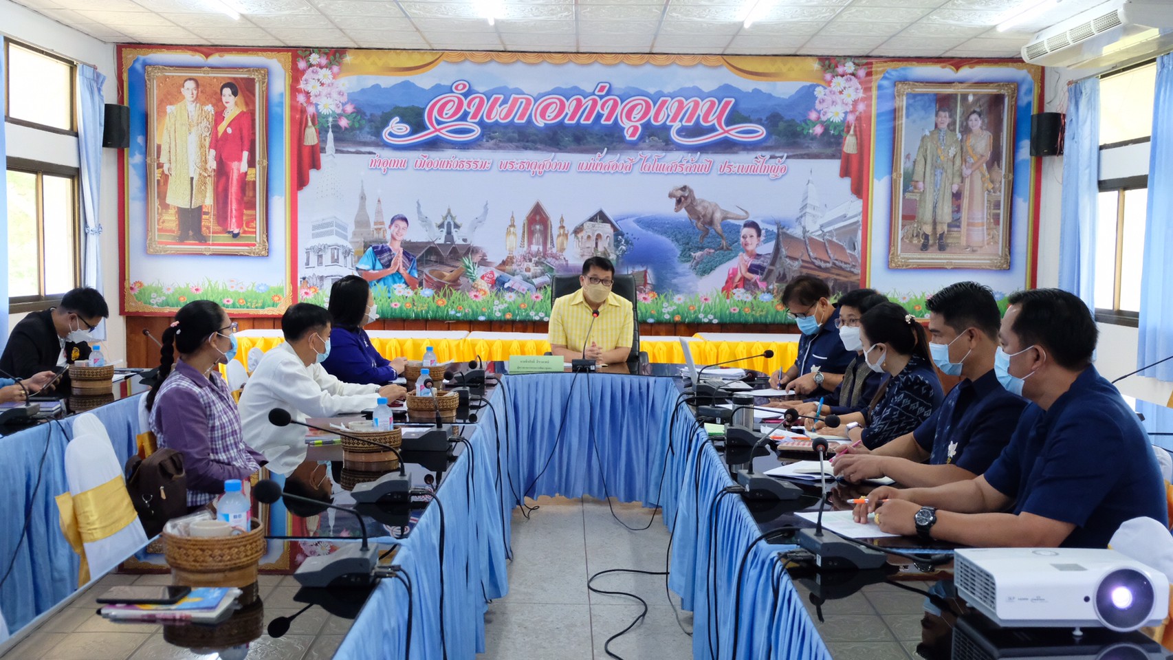 ผู้ตรวจราชการกรมการพัฒนาชุมชน เขตตรวจราชการที่ 11 ลงพื้นที่ติดตามผลการดำเนินงานขับเคลื่อนงานพัฒนาชุมชนจังหวัดนครพนม ประจำเดือน มีนาคม 2565