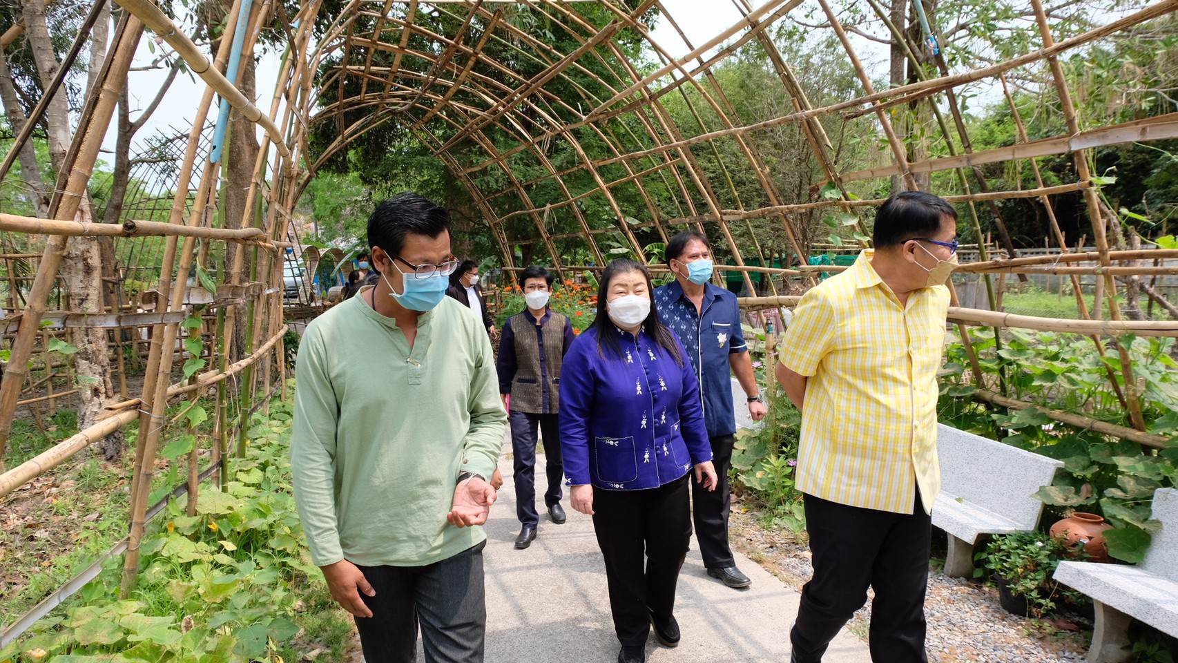 ผู้ตรวจราชการกรมการพัฒนาชุมชน เขตตรวจราชการที่ 11 ลงพื้นที่ติดตามผลการดำเนินงานขับเคลื่อนงานพัฒนาชุมชนจังหวัดนครพนม ประจำเดือน มีนาคม 2565