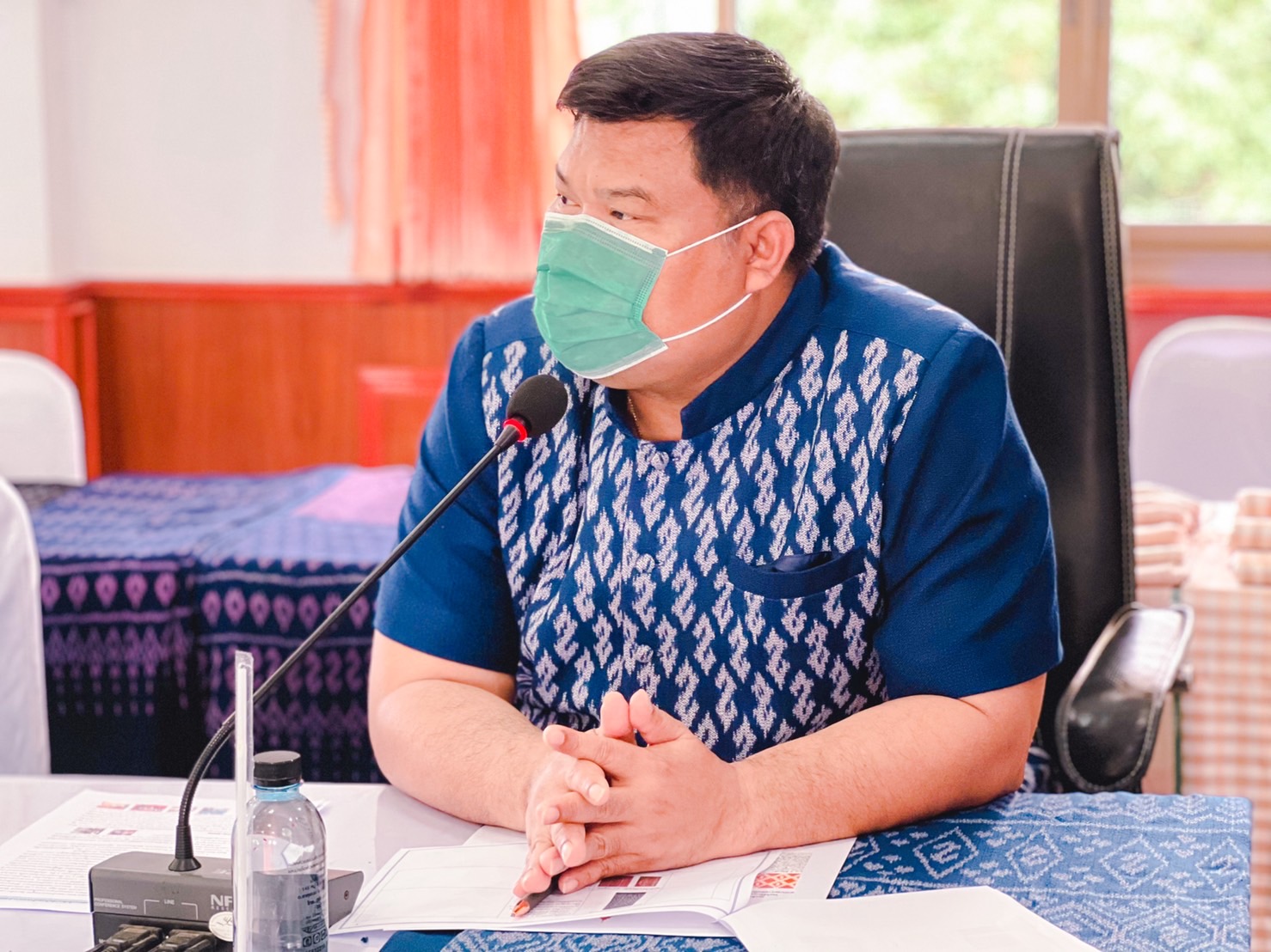 จังหวัดนครพนม เร่งขับเคลื่อนการทอผ้าลายพระราชทาน “ผ้าขิดลายนารีรัตนราชกัญญา” หนุน 14 กลุ่มทอผ้าอำเภอศรีสงคราม เพิ่มพูนทักษะการทอผ้าให้ได้คุณภาพและมาตรฐาน