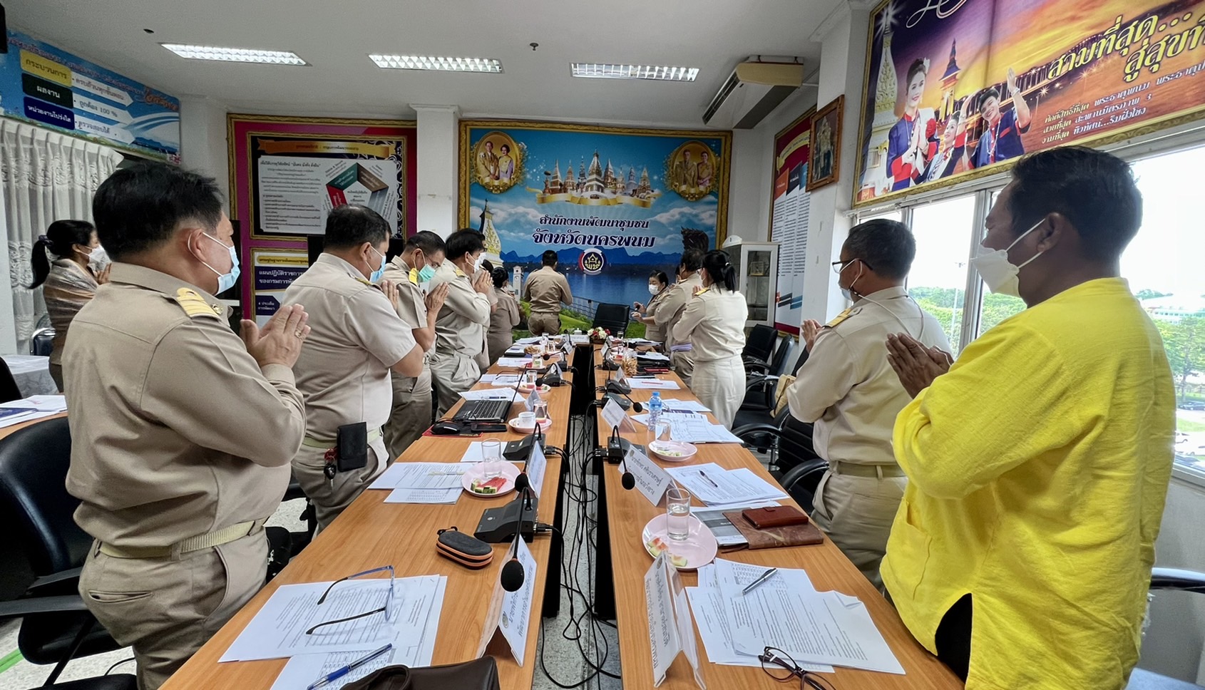พช.นครพนม ประชุมผู้อำนวยการกลุ่มงาน, พัฒนาการอำเภอ, นักวิชาการพัฒนาชุมชนจังหวัดนครพนม ครั้งที่ 3/2565 ประจำเดือนมีนาคม 2565