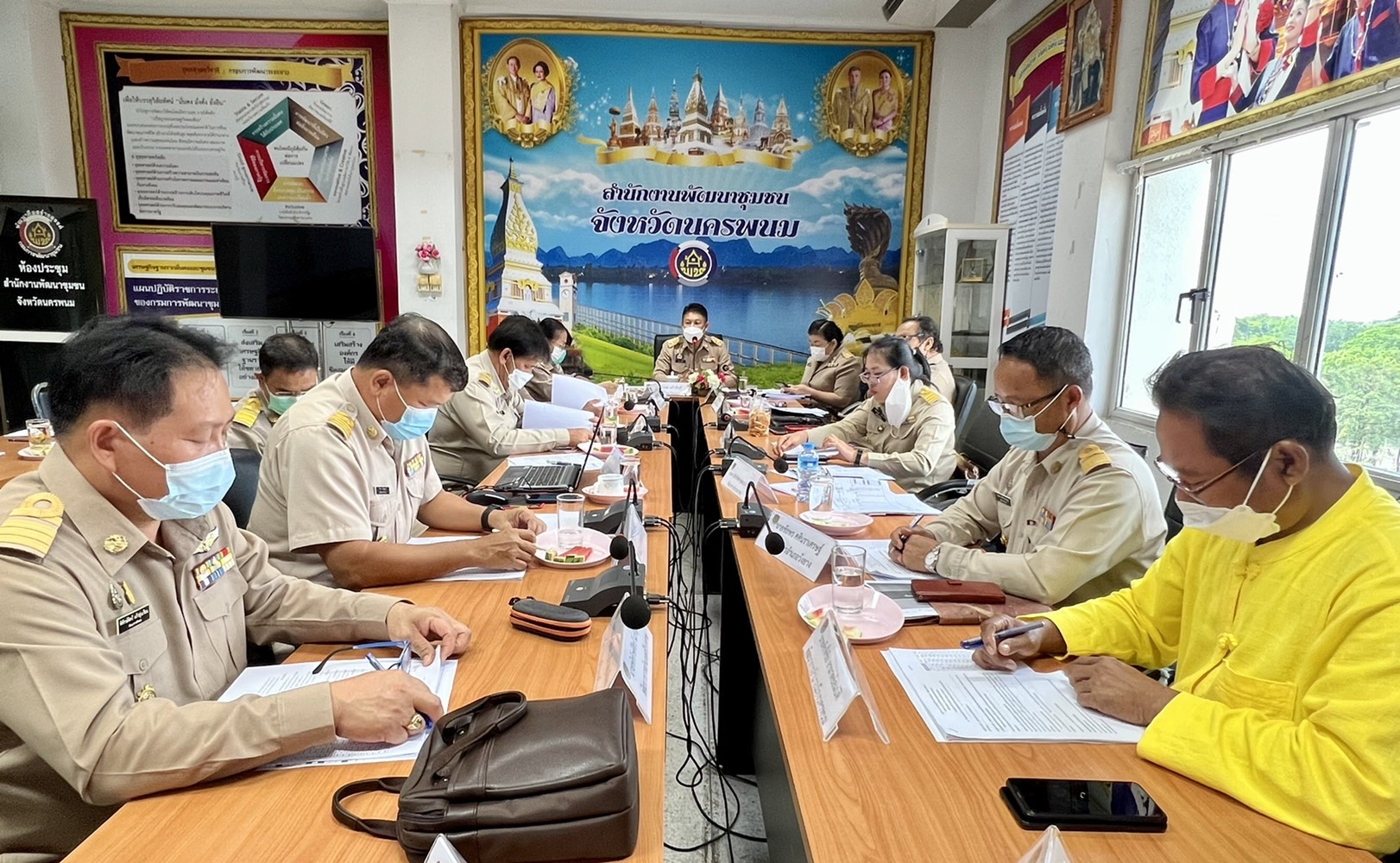 พช.นครพนม ประชุมผู้อำนวยการกลุ่มงาน, พัฒนาการอำเภอ, นักวิชาการพัฒนาชุมชนจังหวัดนครพนม ครั้งที่ 3/2565 ประจำเดือนมีนาคม 2565