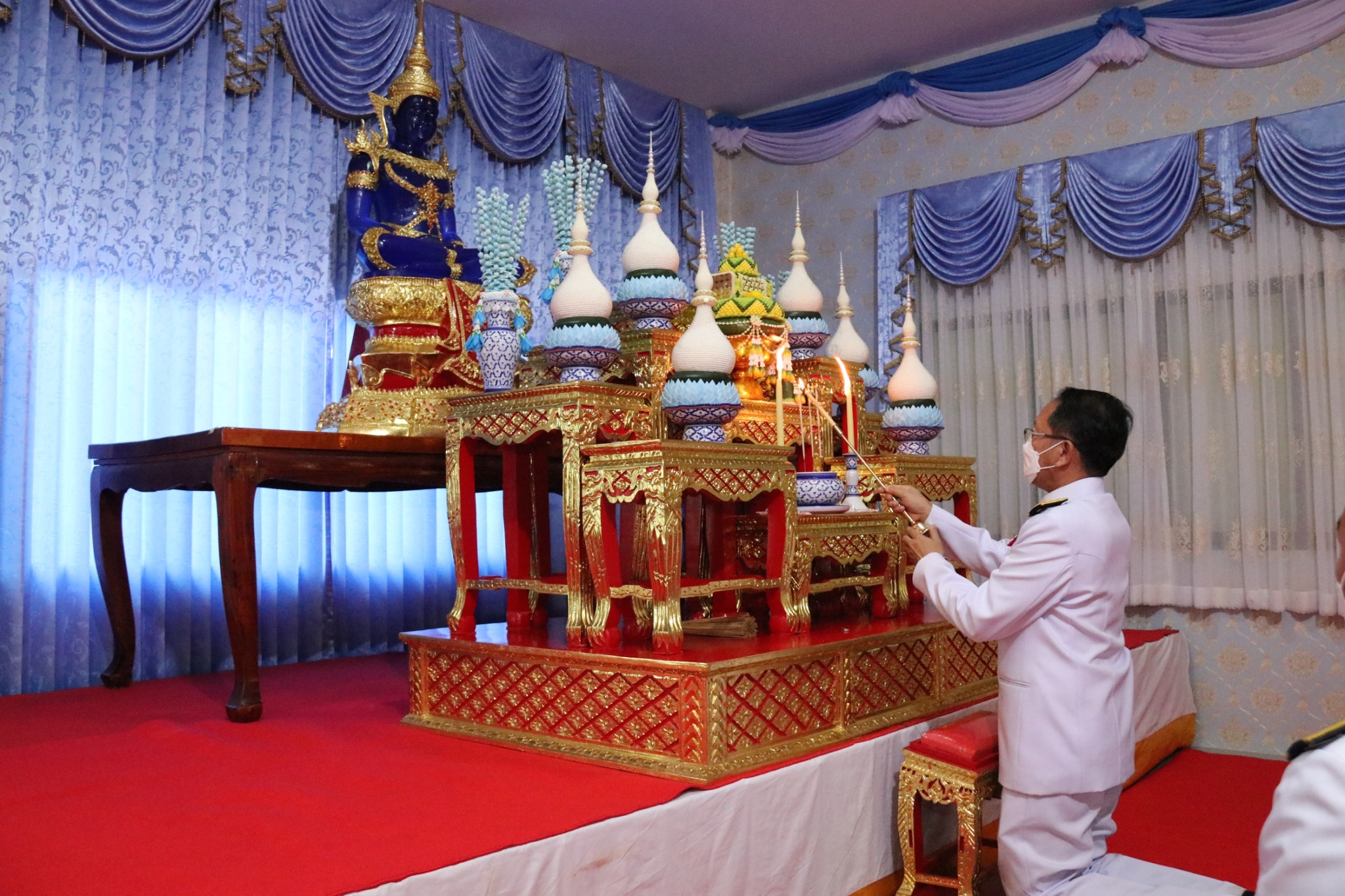 จังหวัดนครพนม จัดพิธีเฉลิมพระเกียรติสมเด็จพระกนิษฐาธิราชเจ้า กรมสมเด็จพระเทพรัตนราชสุดาฯ สยามบรมราชกุมารี  เนื่องในโอกาสวันคล้ายวันพระราชสมภพ 2 เมษายน 2565 และทอดผ้าป่าสมทบกองทุนพัฒนาเด็กชนบท ในพระราชูปถัมภ์สมเด็จพระเทพรัตนราชสุดาฯ สยามบรมราชกุมารี ประจำปี พ.ศ. 2565