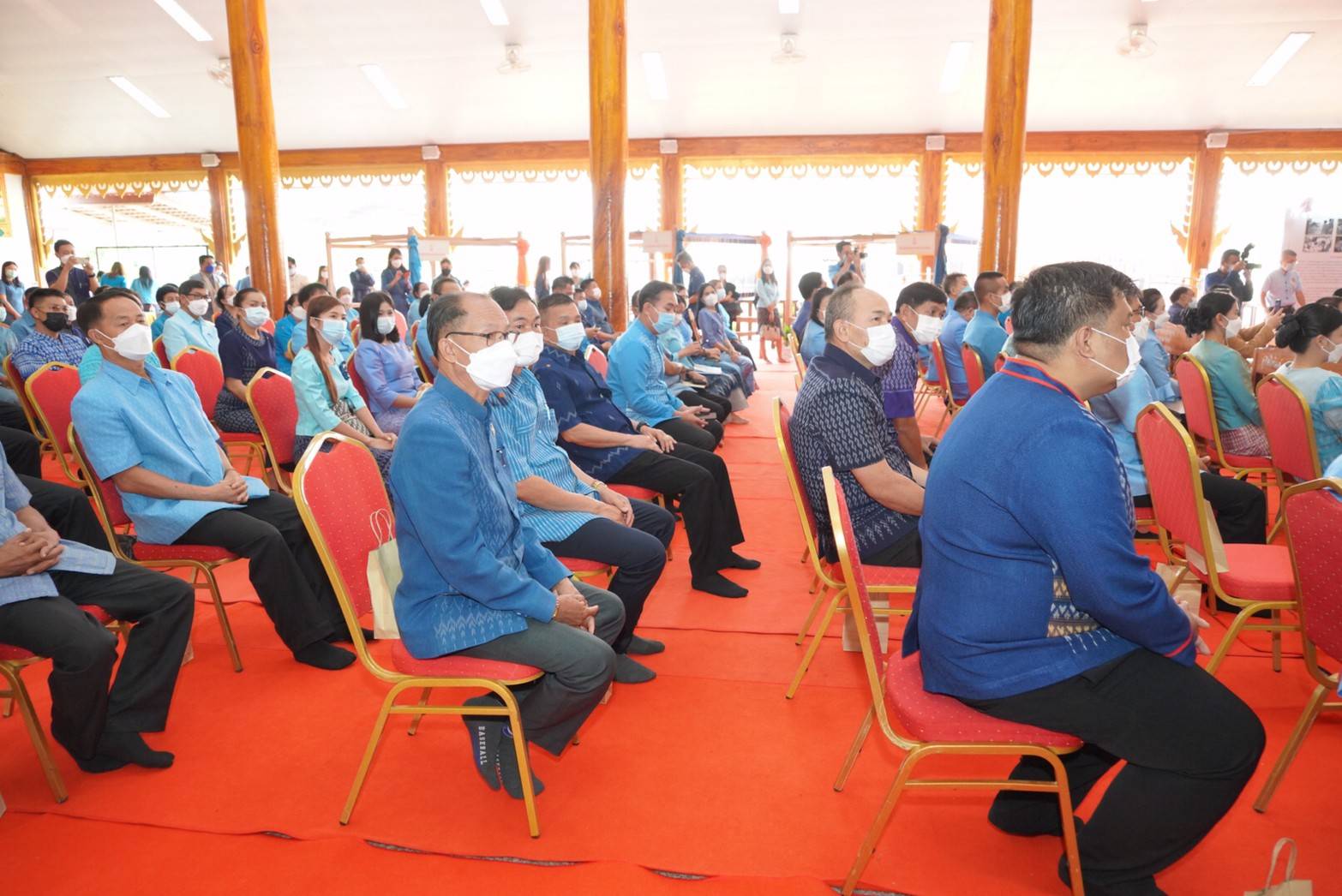 ปลัดกระทรวงมหาดไทย เปิดตัวโครงการสืบสานพระราชปณิธาน “นาหว้าโมเดล” ในโอกาสครบรอบ 50 ปี โครงการศิลปาชีพ เฉลิมพระเกียรติสมเด็จพระนางเจ้าสิริกิติ์ พระบรมราชินีนาถ พระบรมราชชนนีพันปีหลวง ในโอกาสทรงเจริญพระชนมพรรษา ครบ 90 พรรษา และในโอกาสครบรอบ 50 ปี ของศูนย์ศิลปาชีพ