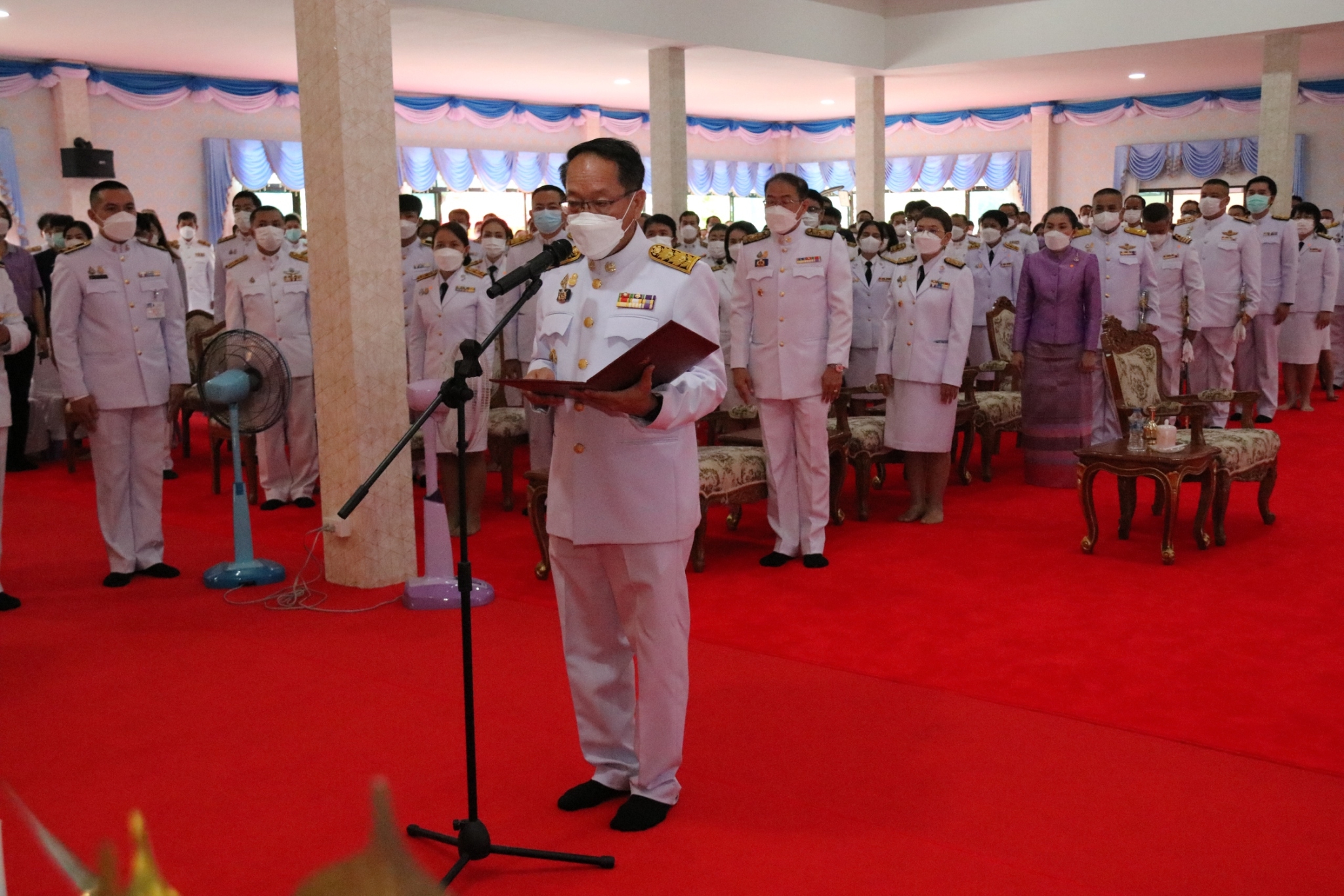 จังหวัดนครพนม จัดพิธีเฉลิมพระเกียรติสมเด็จพระกนิษฐาธิราชเจ้า กรมสมเด็จพระเทพรัตนราชสุดาฯ สยามบรมราชกุมารี  เนื่องในโอกาสวันคล้ายวันพระราชสมภพ 2 เมษายน 2565 และทอดผ้าป่าสมทบกองทุนพัฒนาเด็กชนบท ในพระราชูปถัมภ์สมเด็จพระเทพรัตนราชสุดาฯ สยามบรมราชกุมารี ประจำปี พ.ศ. 2565