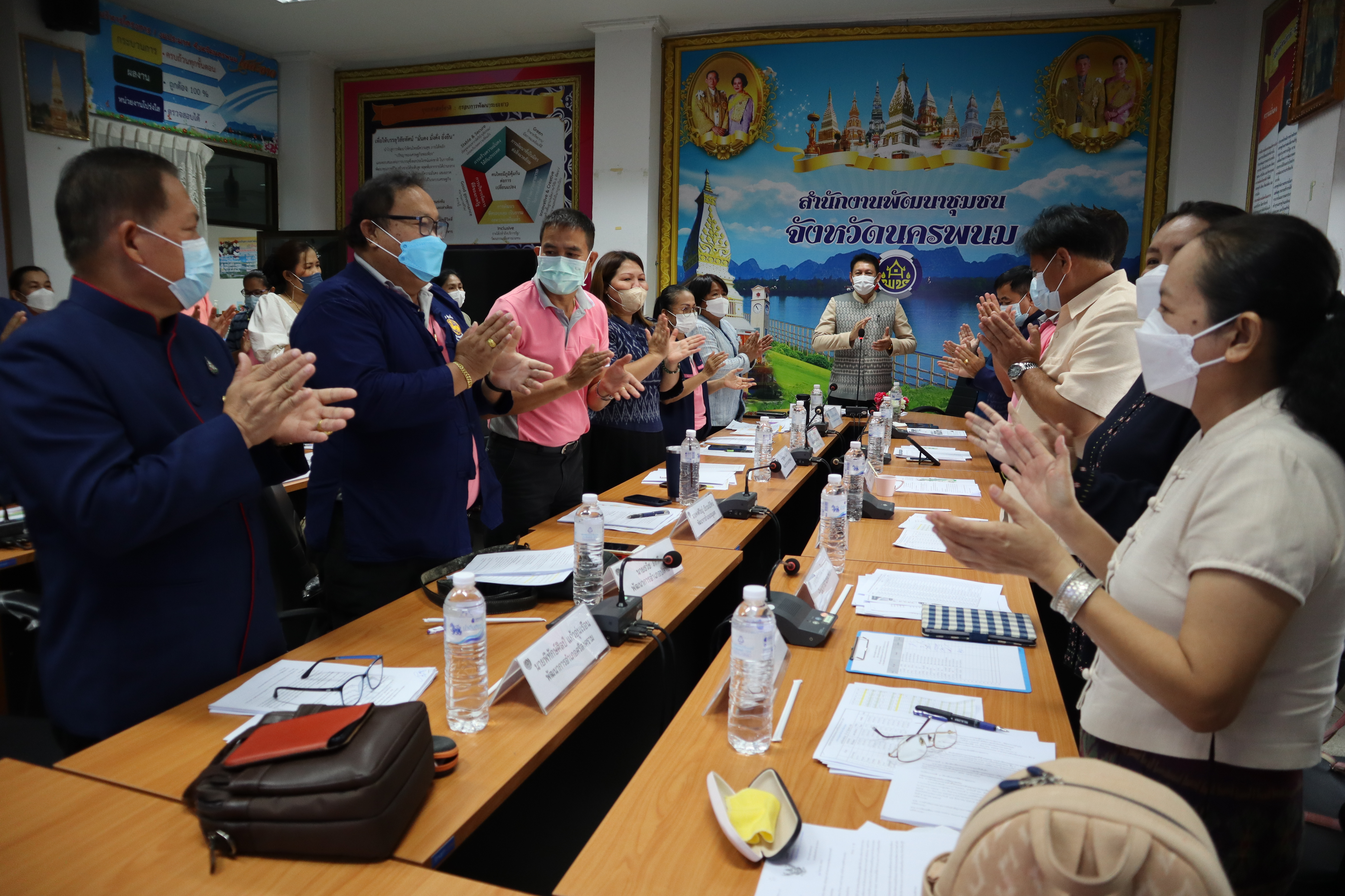 พช.นครพนม ประชุมผู้อำนวยการกลุ่มงาน, พัฒนาการอำเภอ, นักวิชาการพัฒนาชุมชนจังหวัดนครพนม ครั้งที่ 6/2565 ประจำเดือน มิถุนายน 2565