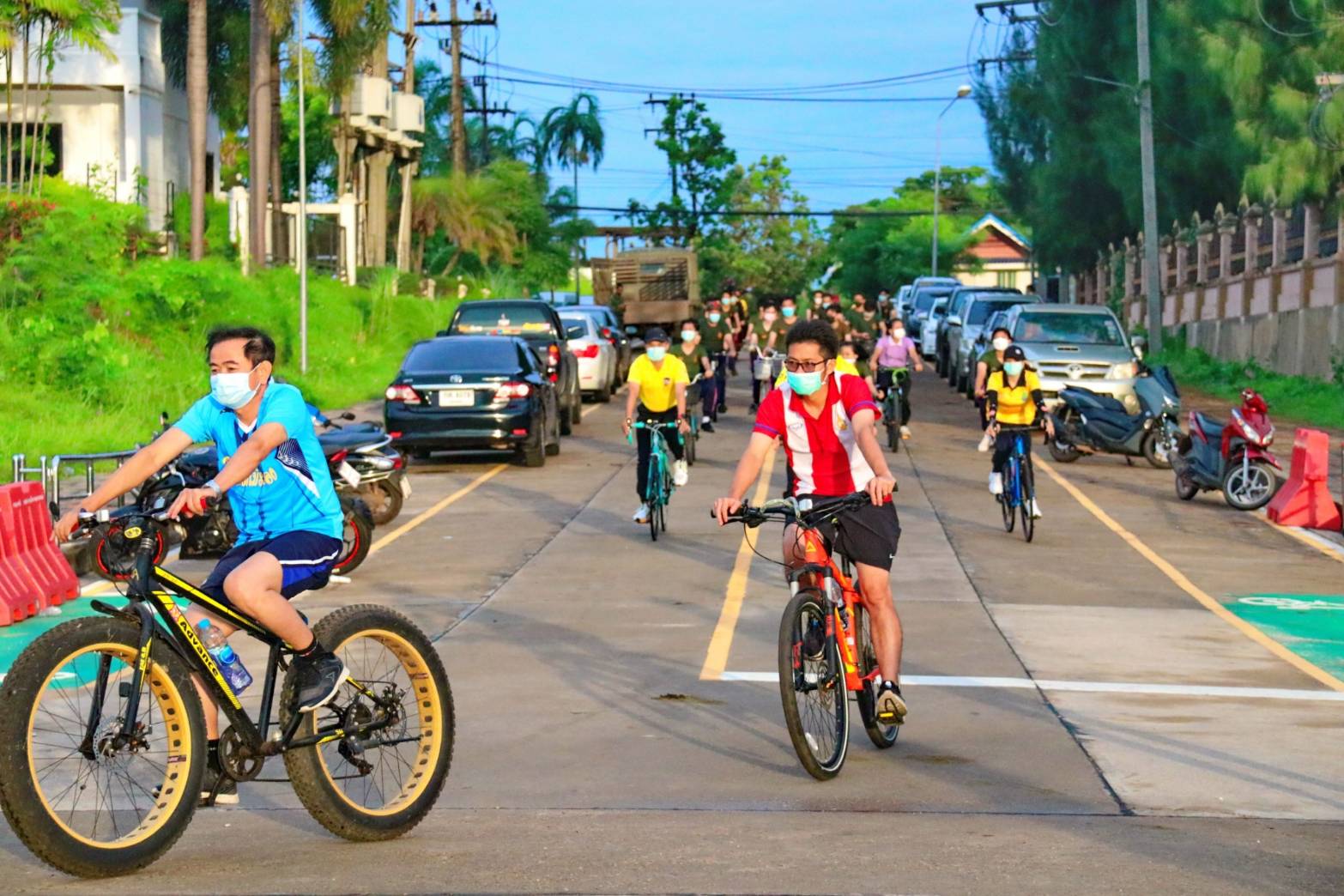 พช.นครพนม ร่วมปั่นจักรยานชายโขงทุกวันอาทิตย์