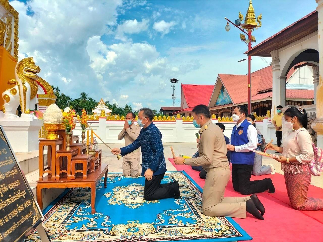 ผู้ตรวจราชการกระทรวงมหาดไทย ติดตามโครงการสืบสานพระราชปณิธาน “นาหว้าโมเดล” ในโอกาสครบรอบ 50 ปี โครงการศิลปาชีพ