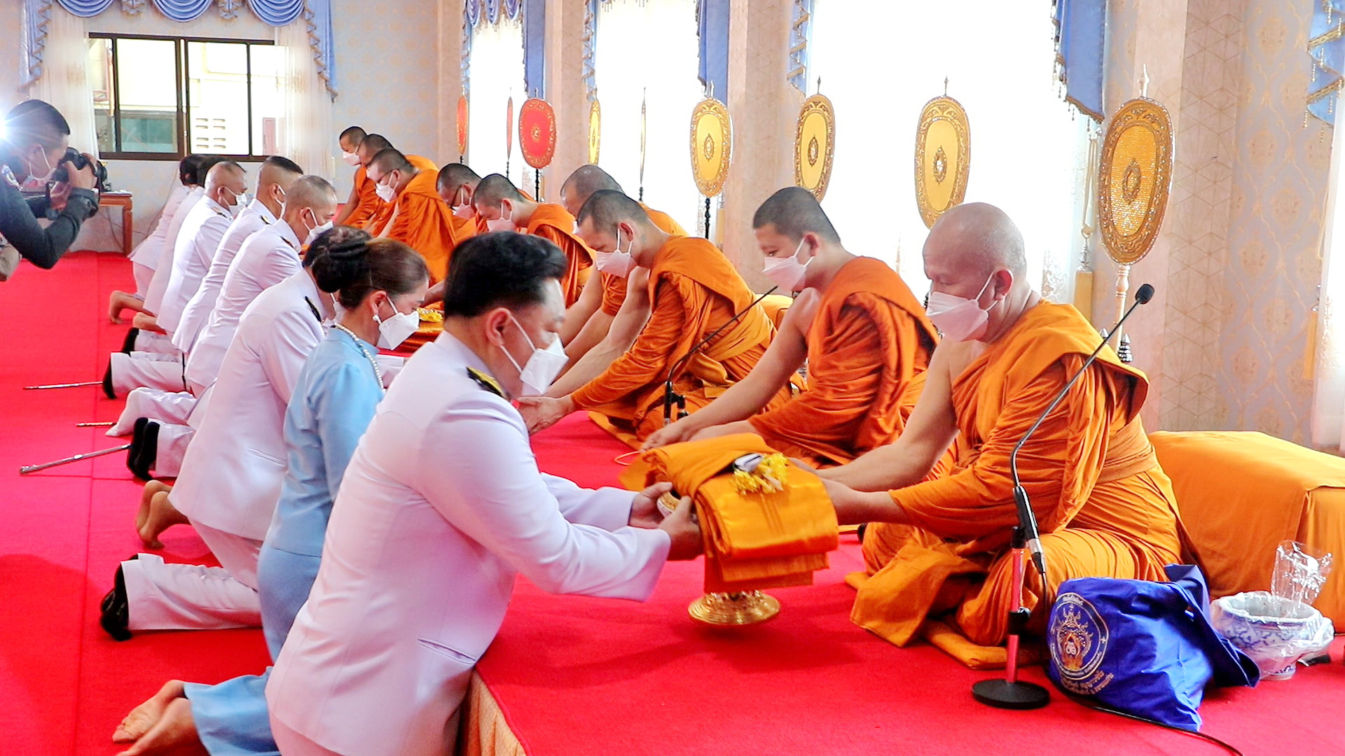 นครพนม ประกอบพิธีบรรพชาอุปสมบท เฉลิมพระเกียรติ สมเด็จพระนางเจ้าสิริกิติ์ พระบรมราชินีนาถ พระบรมราชชนนีพันปีหลวง เนื่องในโอกาสมหามงคลเฉลิมพระชนมพรรษา 90 พรรษา 12 สิงหาคม 2565