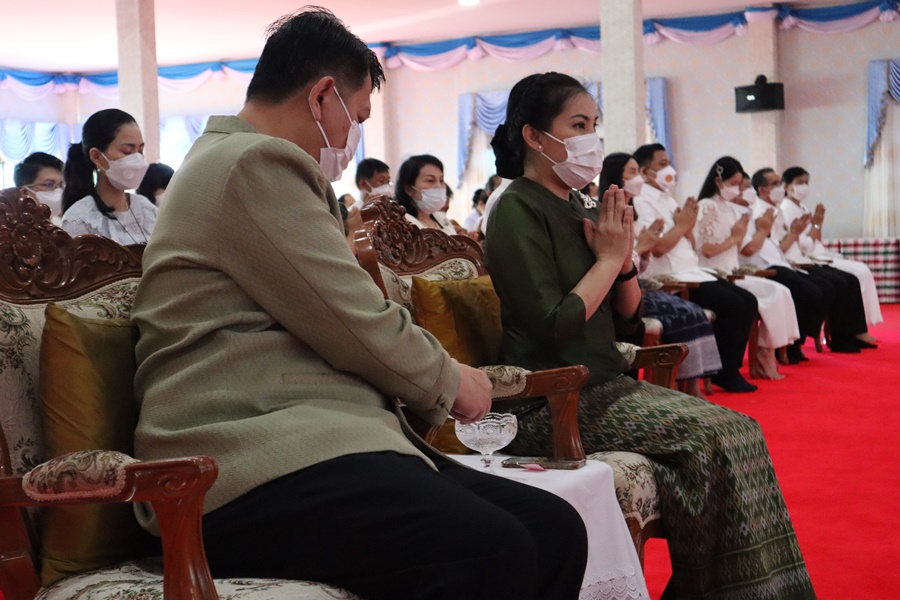 พช.นครพนม ร่วมกิจกรรมส่งเสริมการเผยแพร่พระพุทธศาสนา เนื่องในเทศกาลวันอาสาฬหบูชาและวันเข้าพรรษา ประจำปี พ.ศ. 2565