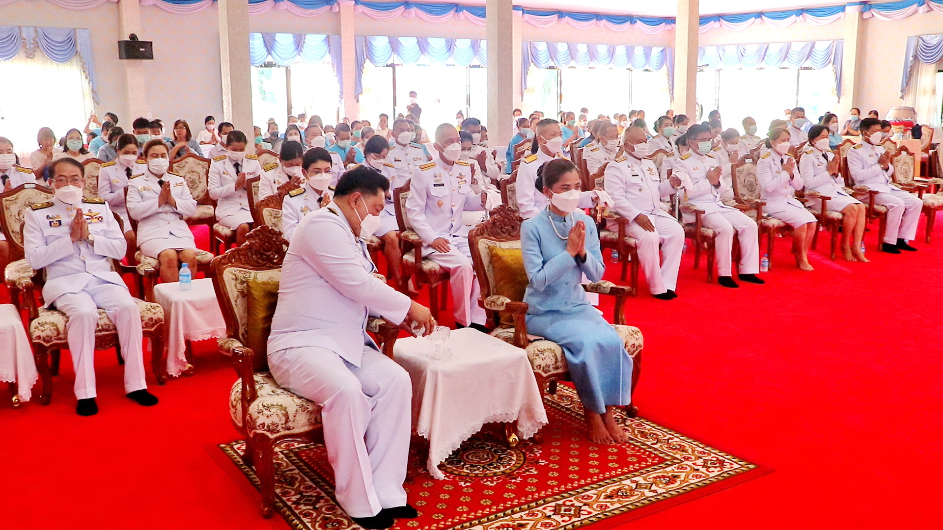 นครพนม ประกอบพิธีบรรพชาอุปสมบท เฉลิมพระเกียรติ สมเด็จพระนางเจ้าสิริกิติ์ พระบรมราชินีนาถ พระบรมราชชนนีพันปีหลวง เนื่องในโอกาสมหามงคลเฉลิมพระชนมพรรษา 90 พรรษา 12 สิงหาคม 2565