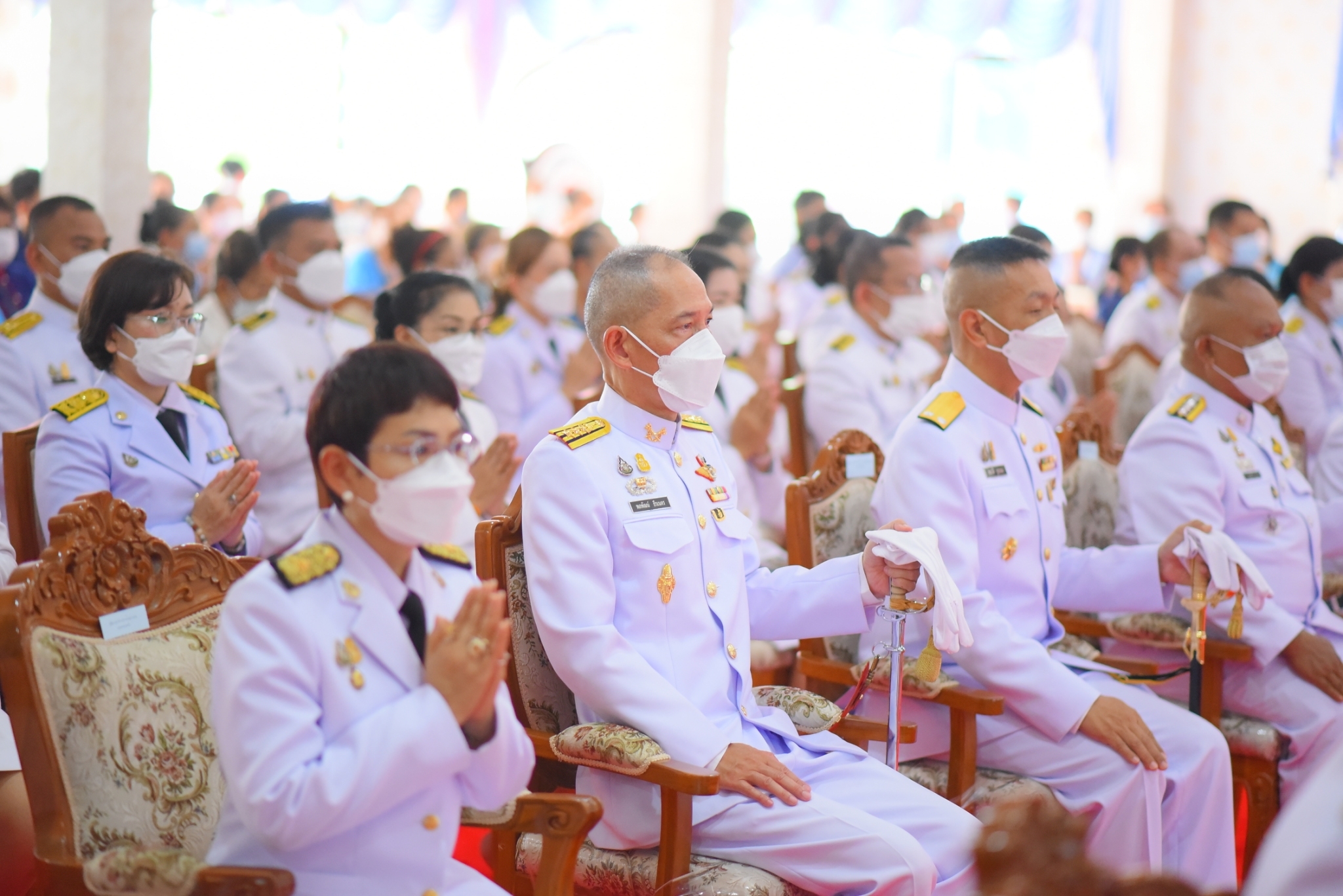 นครพนม ประกอบพิธีบรรพชาอุปสมบท เฉลิมพระเกียรติ สมเด็จพระนางเจ้าสิริกิติ์ พระบรมราชินีนาถ พระบรมราชชนนีพันปีหลวง เนื่องในโอกาสมหามงคลเฉลิมพระชนมพรรษา 90 พรรษา 12 สิงหาคม 2565