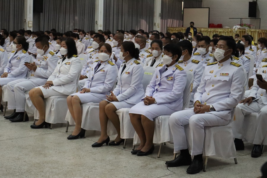 นครพนม ประกอบพิธีถวายสัตย์ปฏิญาณเพื่อเป็นข้าราชการที่ดีและพลังของแผ่นดิน ประจำปี 2565