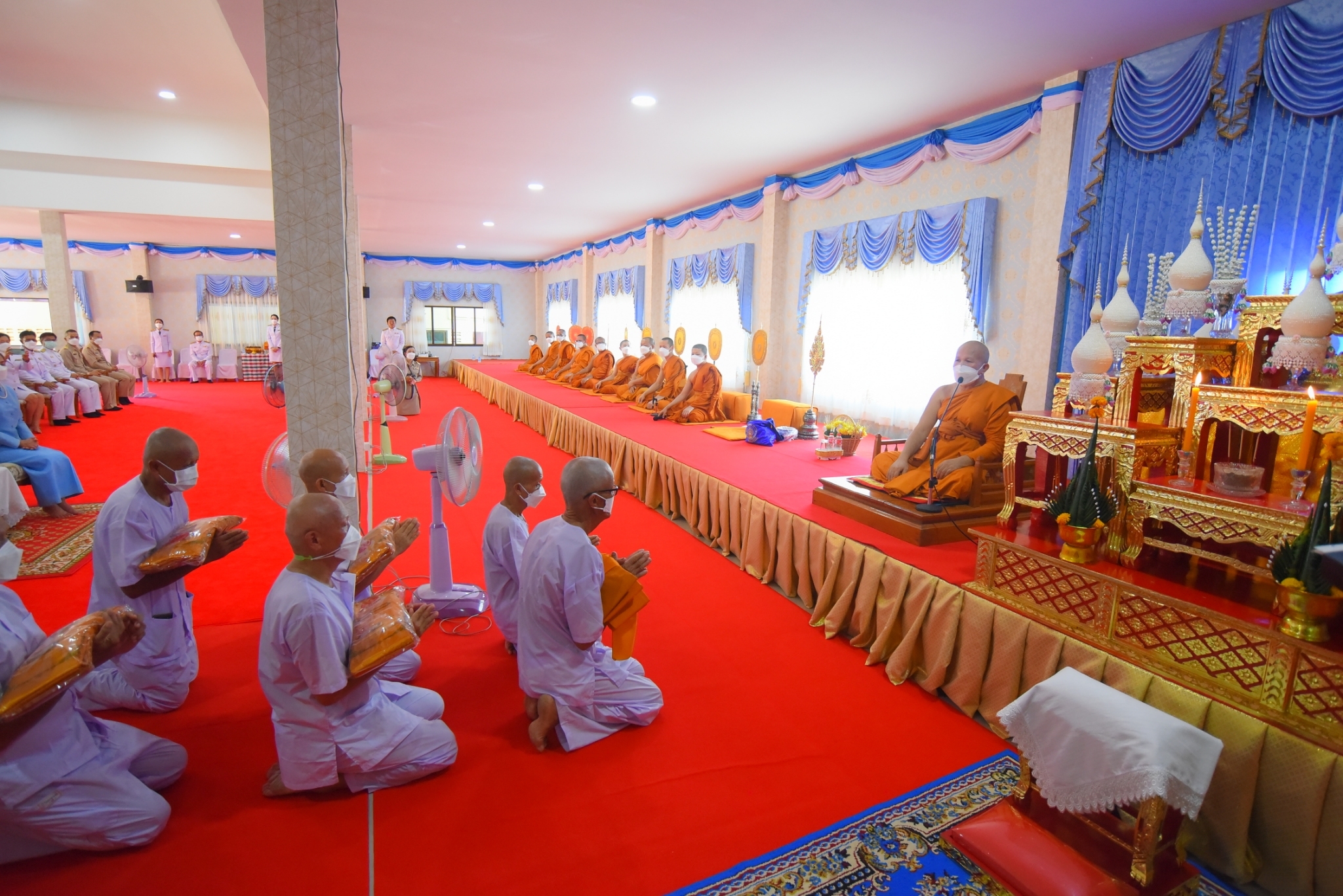 นครพนม ประกอบพิธีบรรพชาอุปสมบท เฉลิมพระเกียรติ สมเด็จพระนางเจ้าสิริกิติ์ พระบรมราชินีนาถ พระบรมราชชนนีพันปีหลวง เนื่องในโอกาสมหามงคลเฉลิมพระชนมพรรษา 90 พรรษา 12 สิงหาคม 2565
