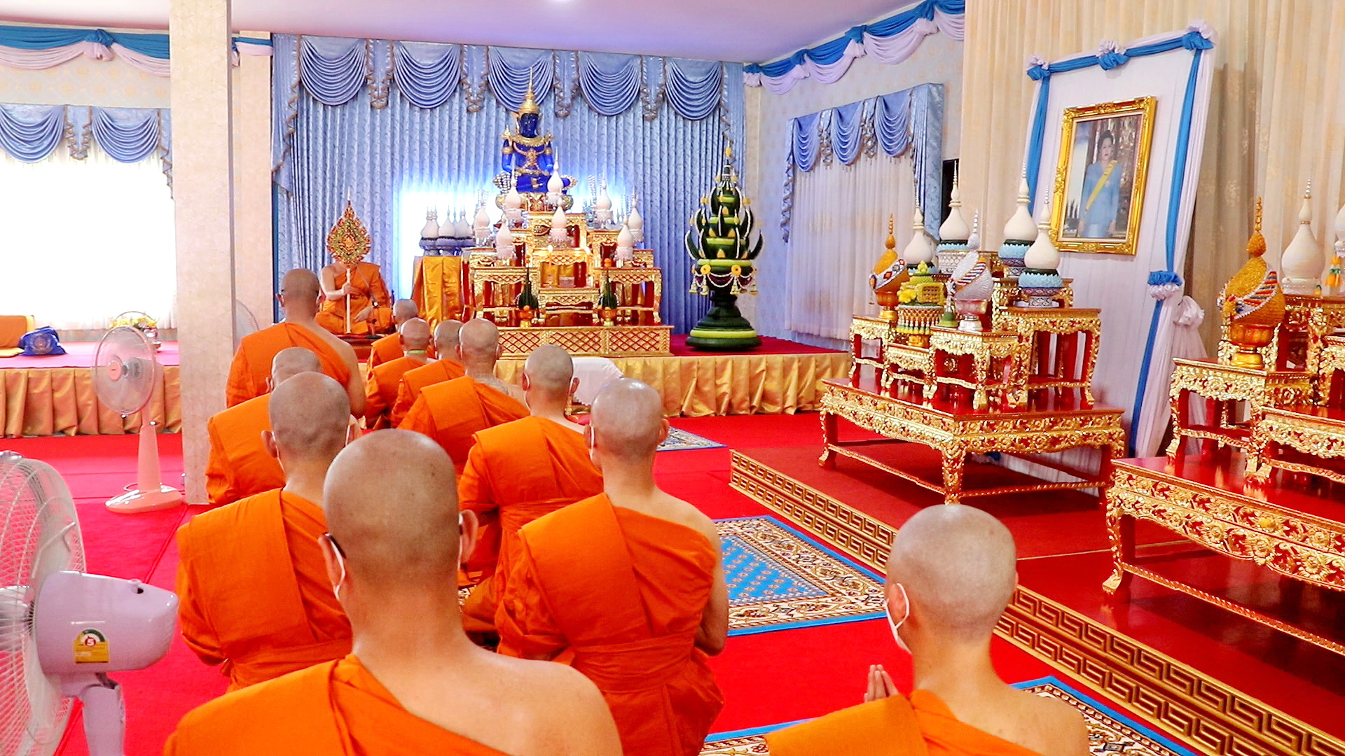 นครพนม ประกอบพิธีบรรพชาอุปสมบท เฉลิมพระเกียรติ สมเด็จพระนางเจ้าสิริกิติ์ พระบรมราชินีนาถ พระบรมราชชนนีพันปีหลวง เนื่องในโอกาสมหามงคลเฉลิมพระชนมพรรษา 90 พรรษา 12 สิงหาคม 2565