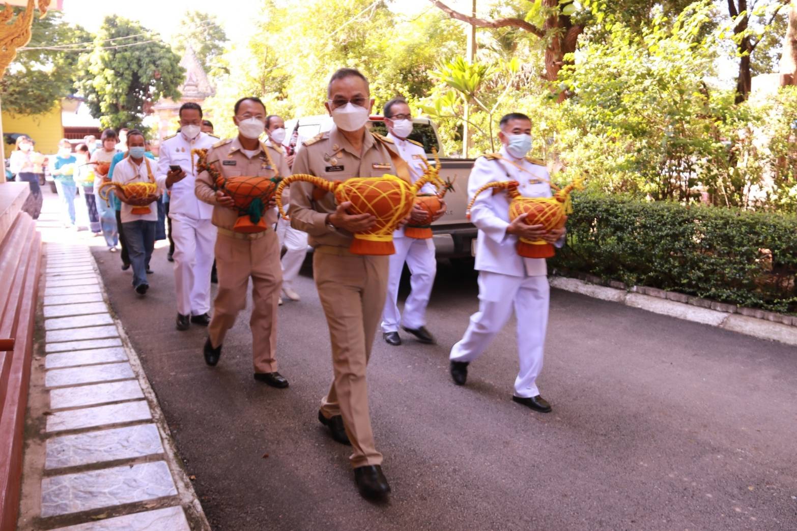 นครพนม ประกอบพิธีบรรพชาอุปสมบท เฉลิมพระเกียรติ สมเด็จพระนางเจ้าสิริกิติ์ พระบรมราชินีนาถ พระบรมราชชนนีพันปีหลวง เนื่องในโอกาสมหามงคลเฉลิมพระชนมพรรษา 90 พรรษา 12 สิงหาคม 2565