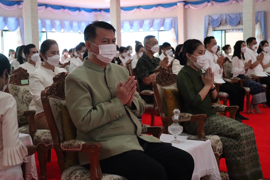 พช.นครพนม ร่วมกิจกรรมส่งเสริมการเผยแพร่พระพุทธศาสนา เนื่องในเทศกาลวันอาสาฬหบูชาและวันเข้าพรรษา ประจำปี พ.ศ. 2565