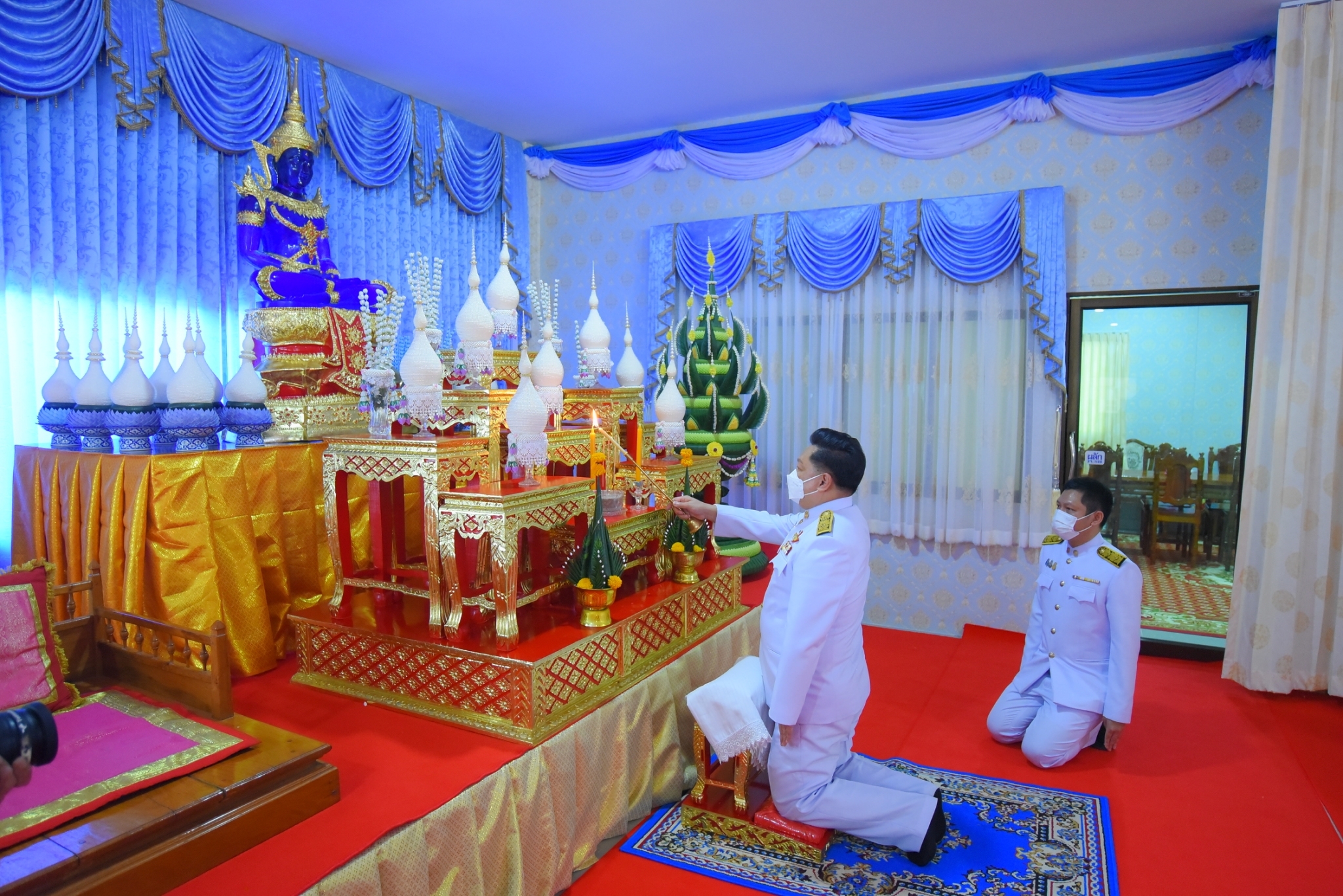 นครพนม ประกอบพิธีบรรพชาอุปสมบท เฉลิมพระเกียรติ สมเด็จพระนางเจ้าสิริกิติ์ พระบรมราชินีนาถ พระบรมราชชนนีพันปีหลวง เนื่องในโอกาสมหามงคลเฉลิมพระชนมพรรษา 90 พรรษา 12 สิงหาคม 2565