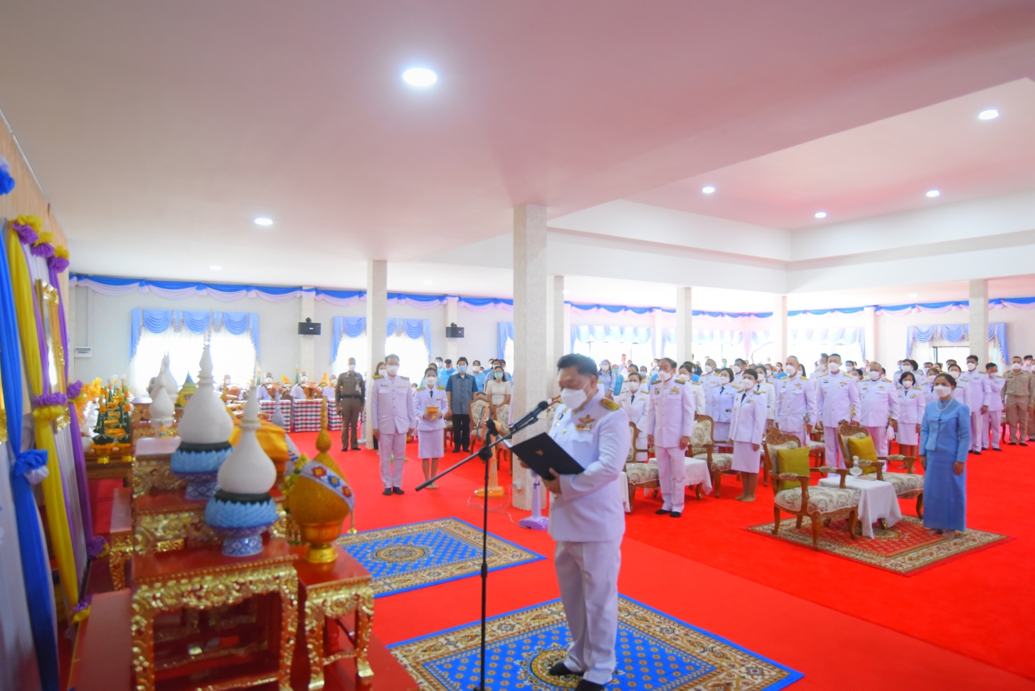 นครพนม ประกอบพิธีบรรพชาอุปสมบท เฉลิมพระเกียรติ สมเด็จพระนางเจ้าสิริกิติ์ พระบรมราชินีนาถ พระบรมราชชนนีพันปีหลวง เนื่องในโอกาสมหามงคลเฉลิมพระชนมพรรษา 90 พรรษา 12 สิงหาคม 2565
