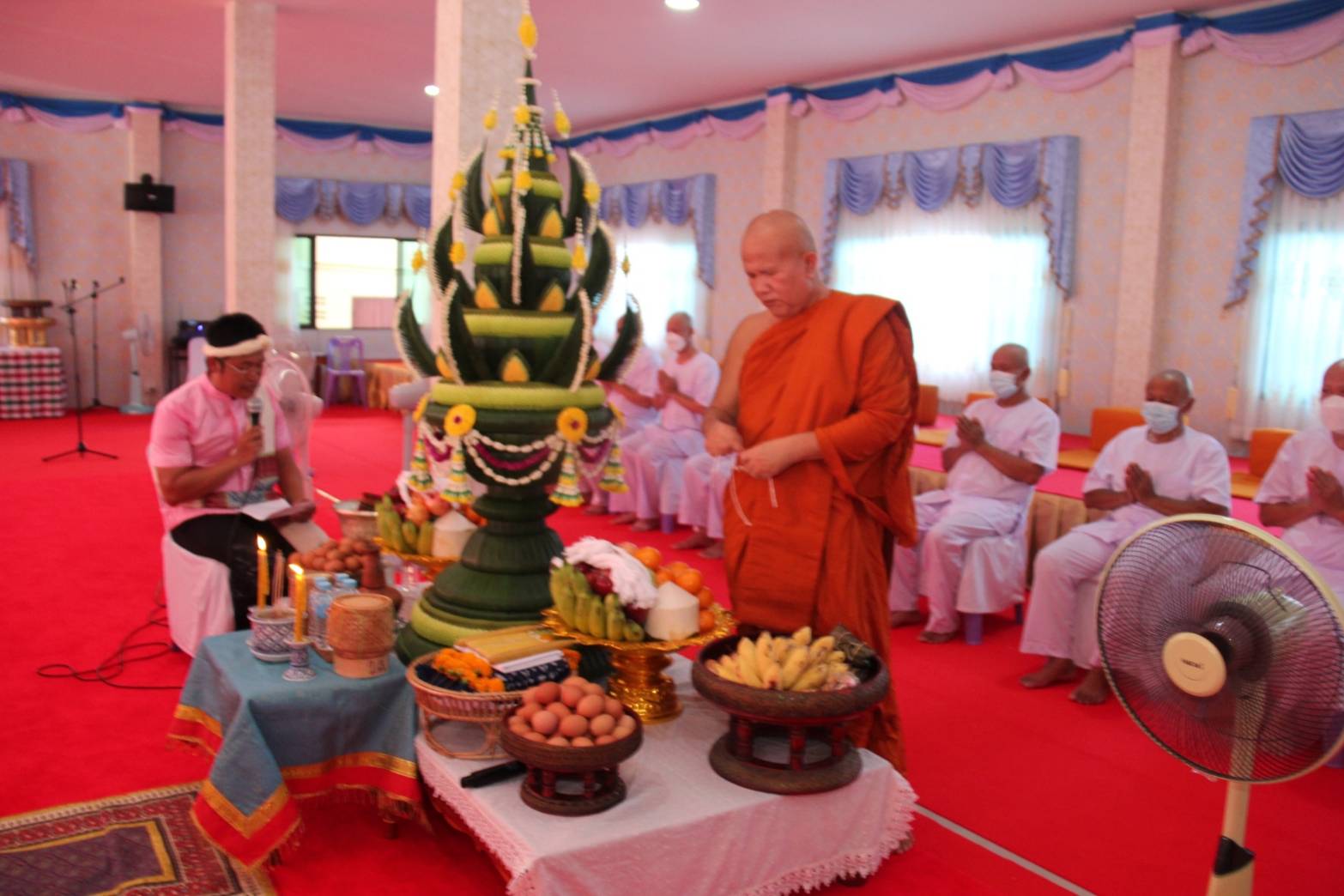 นครพนม ประกอบพิธีปลงผมนาค โครงการบรรพชาอุปสมบท เฉลิมพระเกียรติ สมเด็จพระนางเจ้าสิริกิติ์ พระบรมราชินีนาถ พระบรมราชชนนีพันปีหลวง เนื่องในโอกาสมหามงคลเฉลิมพระชนมพรรษา 90 พรรษา 12 สิงหาคม 2565