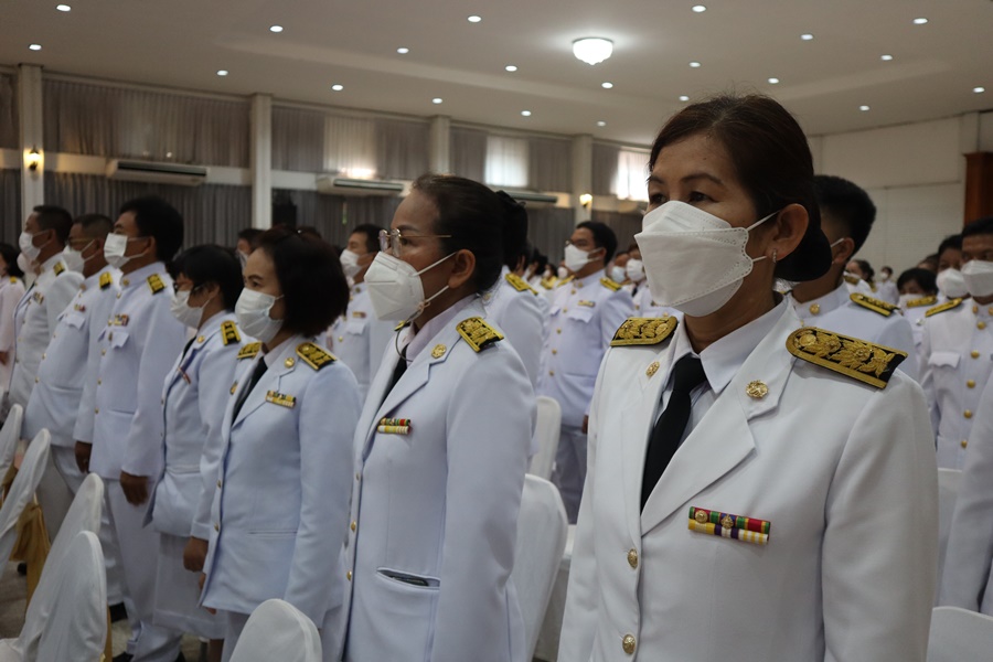 นครพนม ประกอบพิธีถวายสัตย์ปฏิญาณเพื่อเป็นข้าราชการที่ดีและพลังของแผ่นดิน ประจำปี 2565