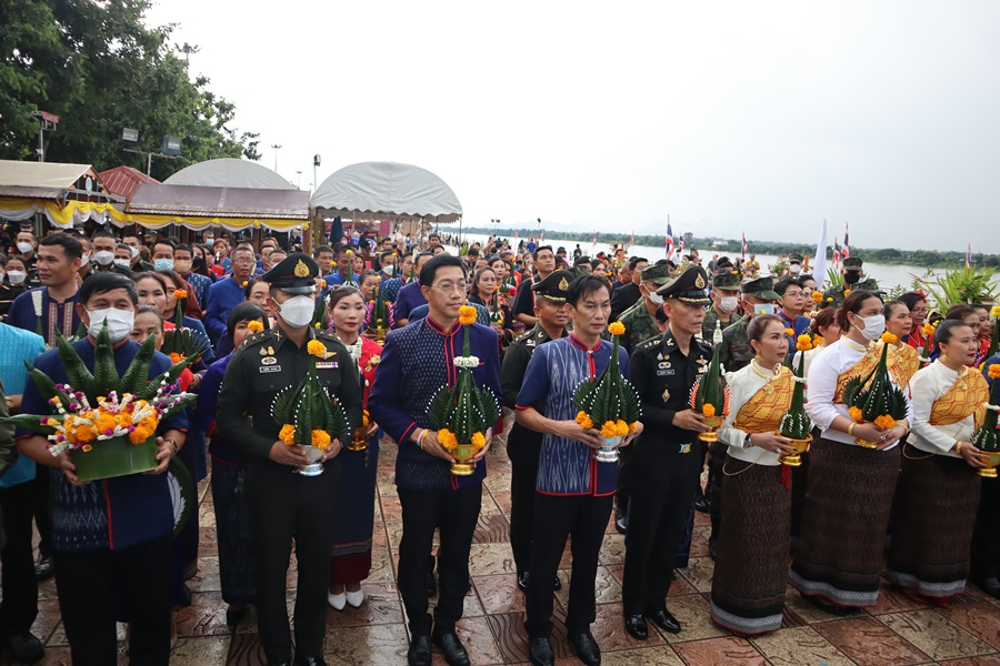 นครพนม จัดงานบวงสรวงพญาศรีสัตตนาคราช ประจำปี 2565 วันที่ 6