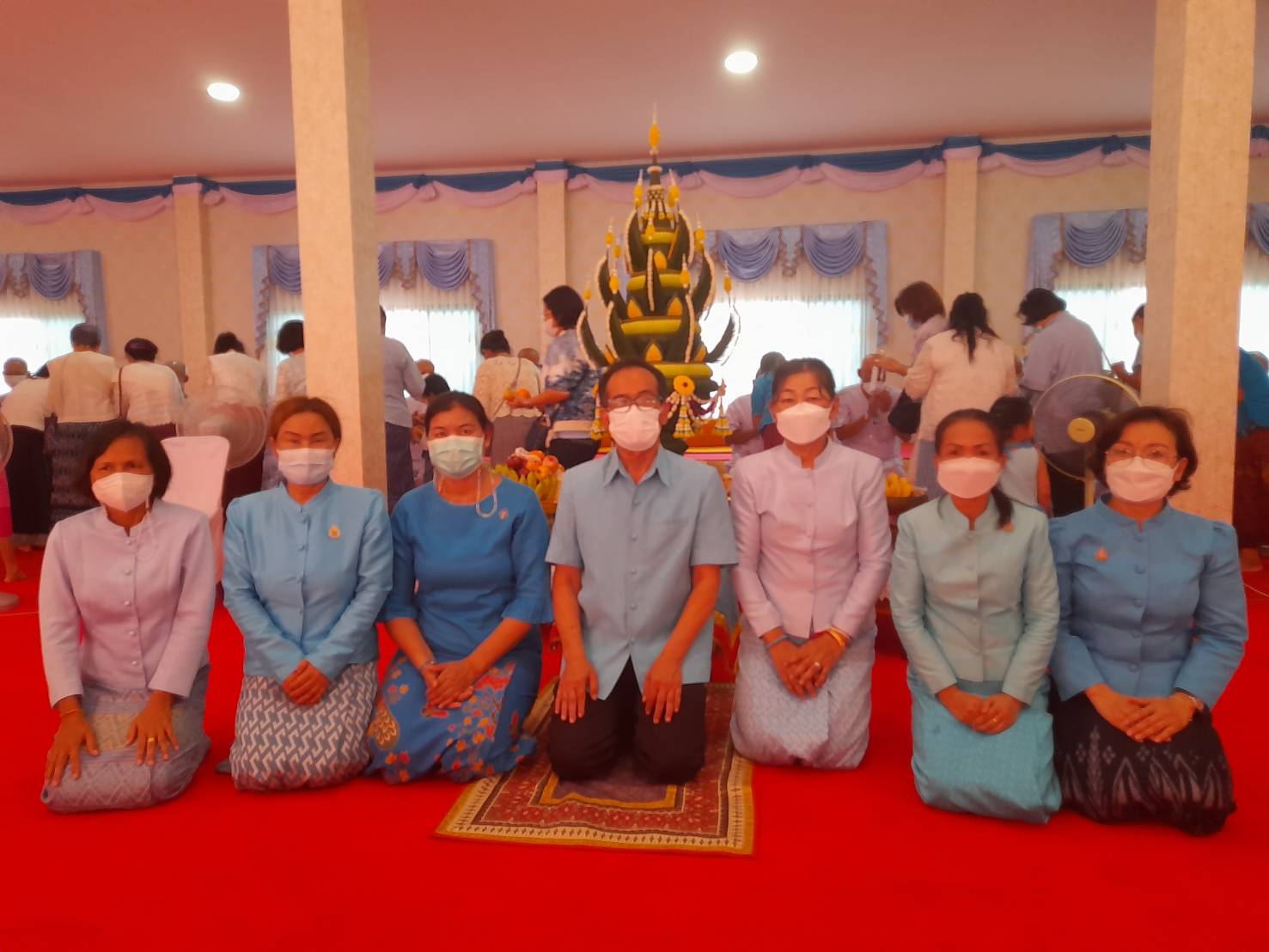 นครพนม ประกอบพิธีปลงผมนาค โครงการบรรพชาอุปสมบท เฉลิมพระเกียรติ สมเด็จพระนางเจ้าสิริกิติ์ พระบรมราชินีนาถ พระบรมราชชนนีพันปีหลวง เนื่องในโอกาสมหามงคลเฉลิมพระชนมพรรษา 90 พรรษา 12 สิงหาคม 2565