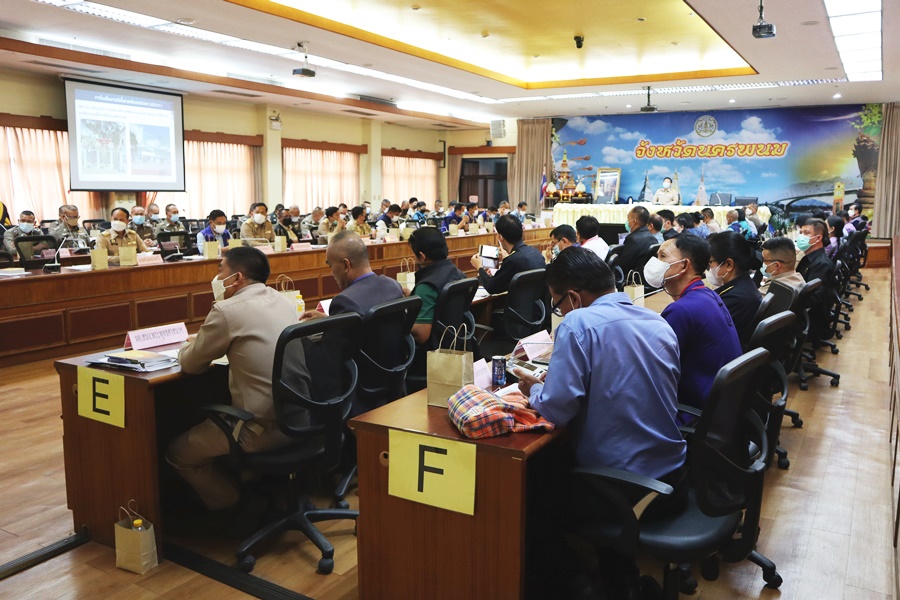 พช.นครพนม ร่วมประชุมคณะกรรมการศูนย์อำนวยการป้องกันและปราบปรามยาเสพติดจังหวัดนครพนม