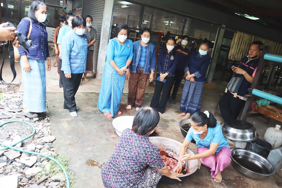 ผู้อำนวยการสำนักงานกองทุนพัฒนาบทบาทสตรี ตรวจเยี่ยมการขับเคลื่อนการดำเนินงานกองทุนพัฒนาบทบาทสตรี