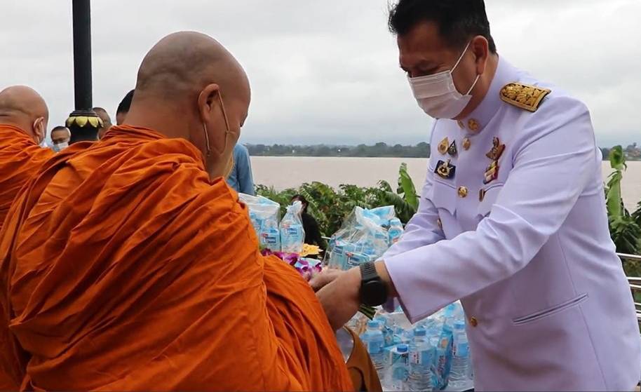 นครพนม ประกอบพิธีศาสนามหามงคล เฉลิมพระเกียรติพระธรรมบารมี สมเด็จพระนางเจ้าสิริกิติ์ พระบรมราชินีนาถ พระบรมราชชนนีพันปีหลวง เนื่องในโอกาสมหามงคล เฉลิมพระชนมพรรษา 90 พรรษา 12 สิงหาคม 2565  