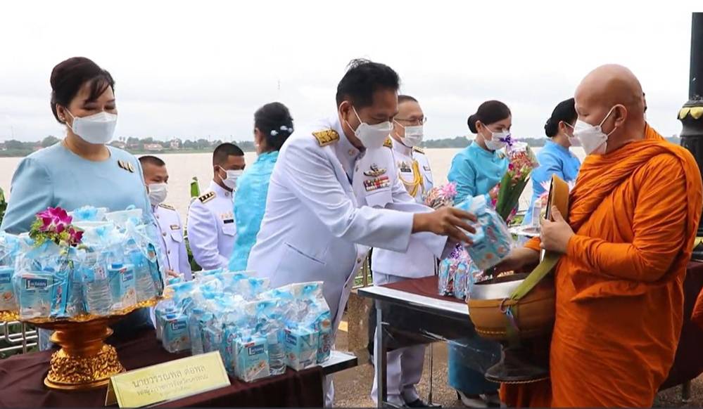 นครพนม ประกอบพิธีศาสนามหามงคล เฉลิมพระเกียรติพระธรรมบารมี สมเด็จพระนางเจ้าสิริกิติ์ พระบรมราชินีนาถ พระบรมราชชนนีพันปีหลวง เนื่องในโอกาสมหามงคล เฉลิมพระชนมพรรษา 90 พรรษา 12 สิงหาคม 2565  